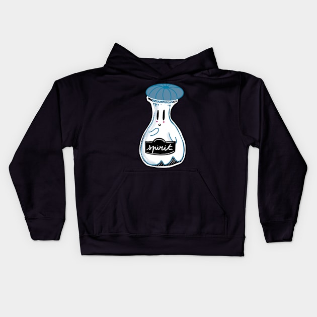 Little Ghost Confine Kids Hoodie by nathalieaynie